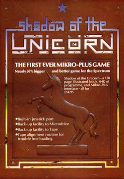 Shadow of the Unicorn: The first ever Mikro-Plus game