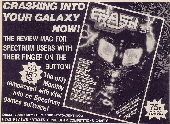 Crashing into your galaxy now! The review mag for Spectrum users with their finger on the button! The only Monthly rampackged with vital info on Spectrum games software!